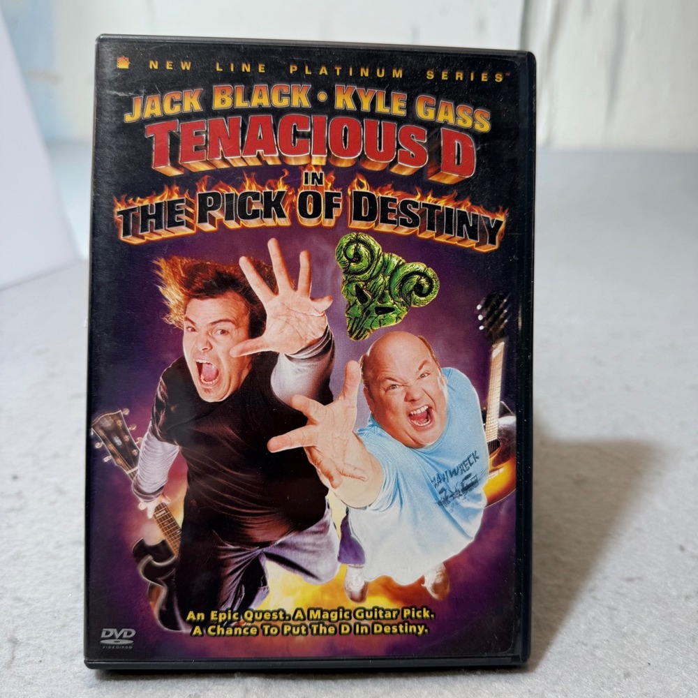 Tenacious D in The Pick of Destiny DVD Jack Black Kyle Gass New‎ Line Platinum